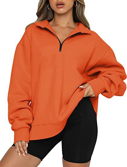Damenschwetshirt mit Kragen Modern