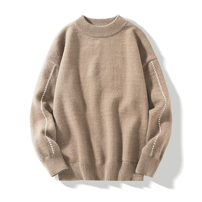 Stilvolle Strickpullover mit Stehkragen