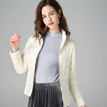 Wasserdichte Damenjacke Slim Fit Gepolstert