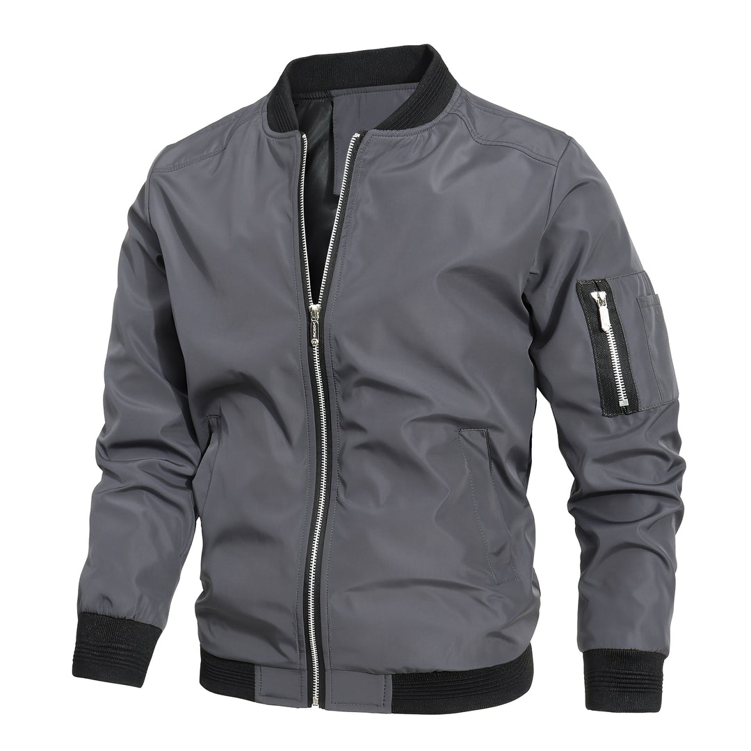 Stilvolle Bomberjacke Herren Sportlich Modern