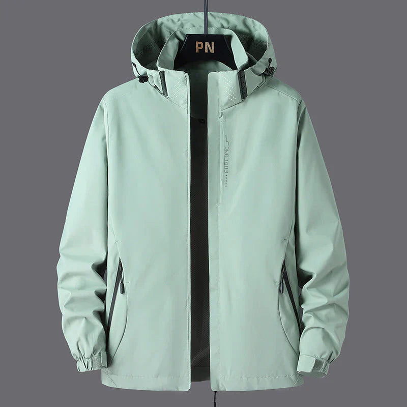 Stylische Unisex-Regenjacke mit Kapuze