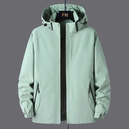 Stylische Unisex-Regenjacke mit Kapuze