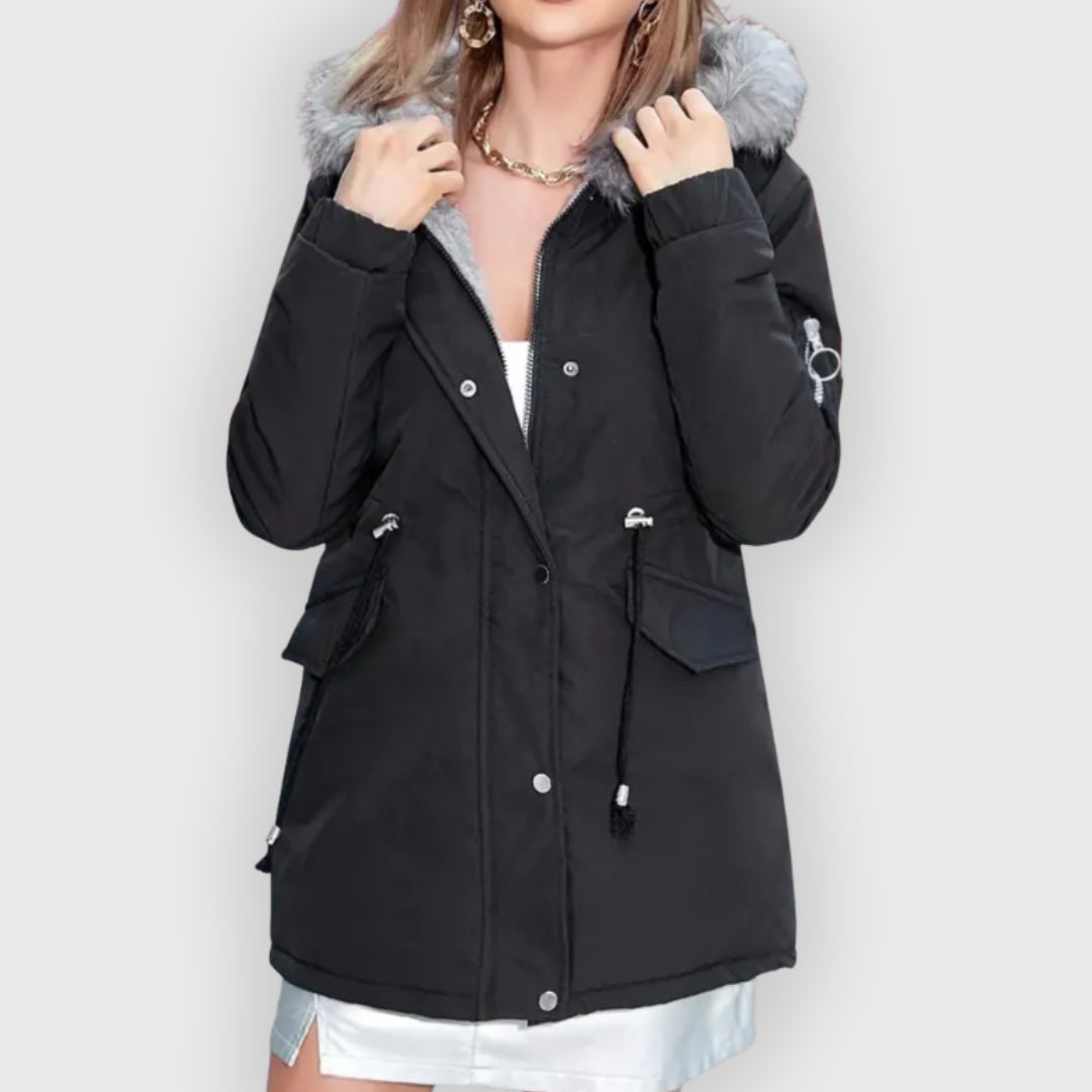 Warme Parka Mittel Länge Damen Mantel