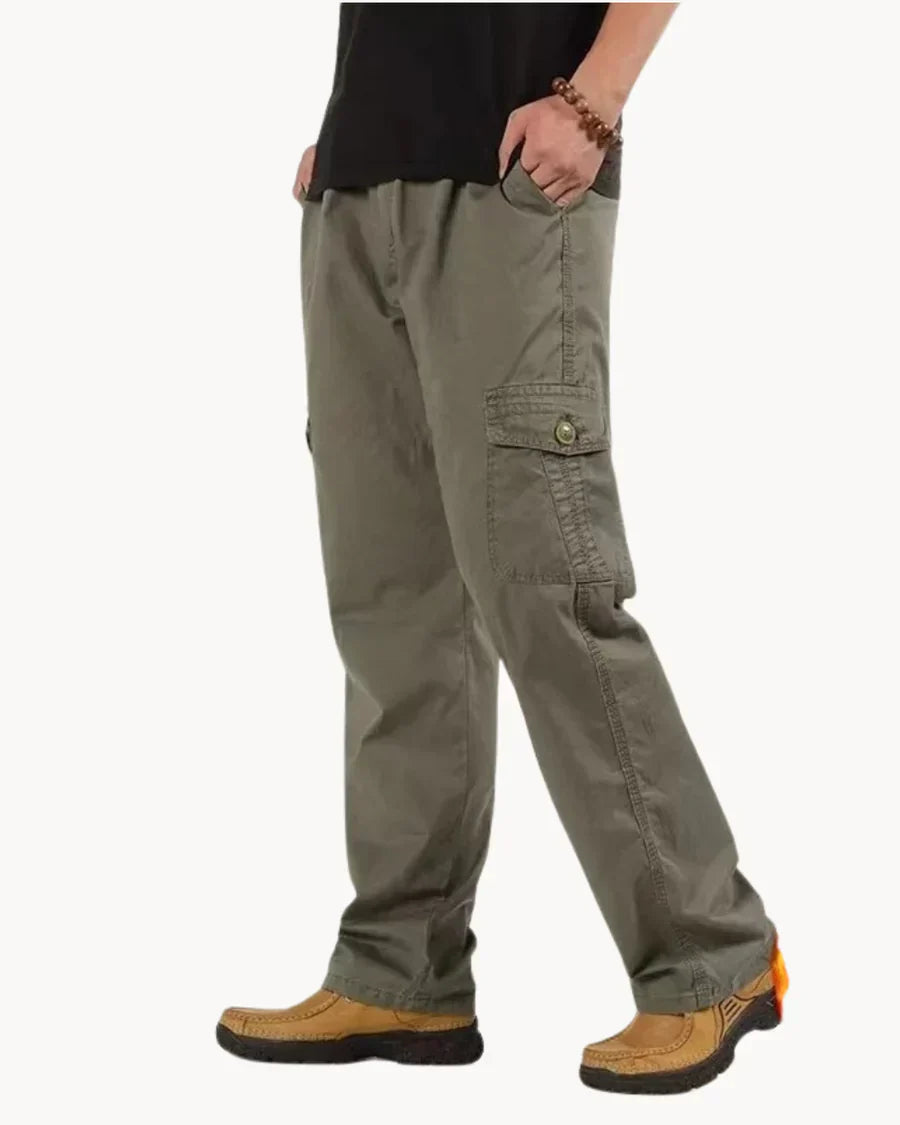 Herren Cargohose Soft Fleece Komfort