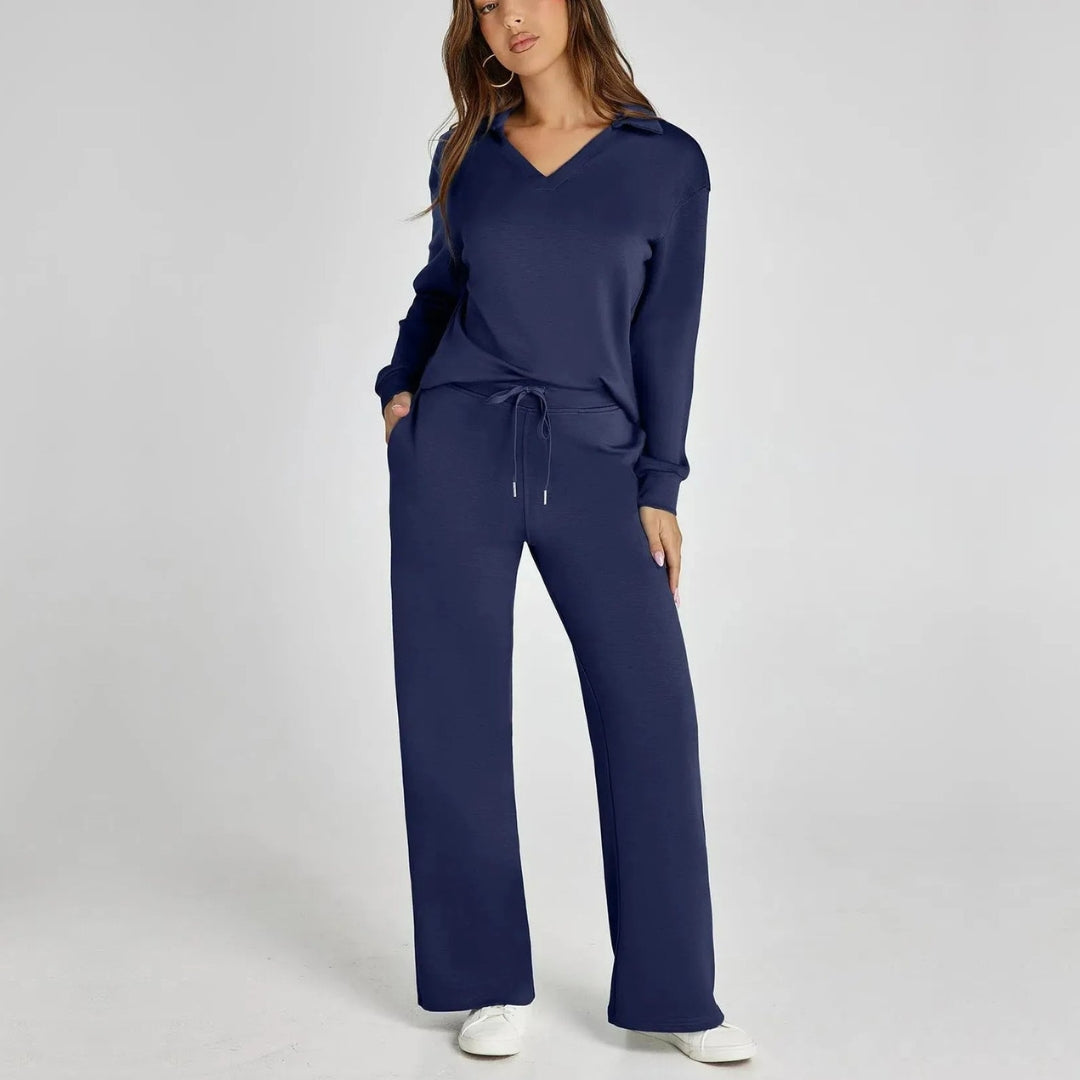 Damen Loungewear Set mit Bequemen Hosen
