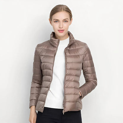Damen Steppjacke Slim Fit Warm