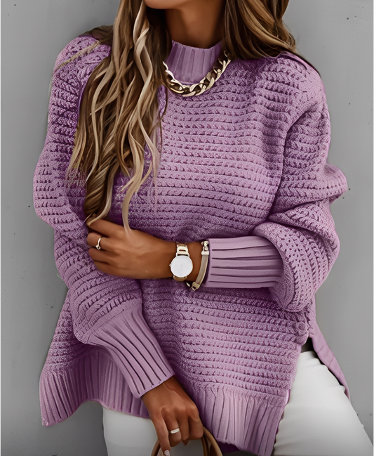 Weicher Damen Pullover Oversize Style - IdealeKleiden