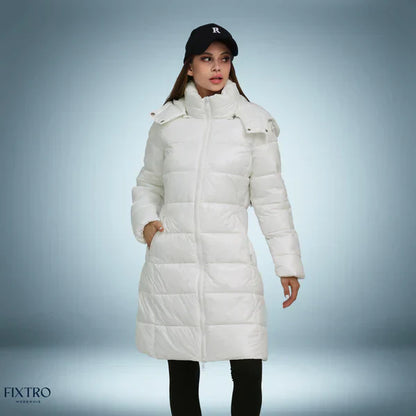 Stylischer Daunenparka Winterwarm