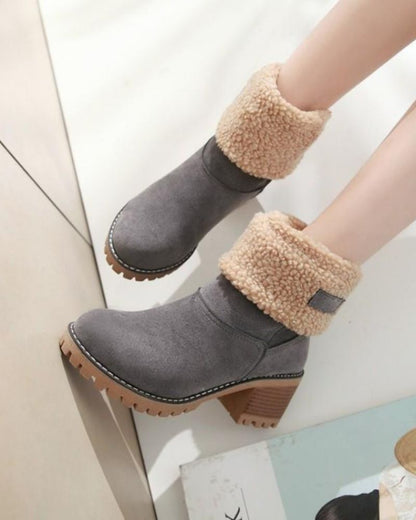 Bequeme Winterstiefel Damenschuhe