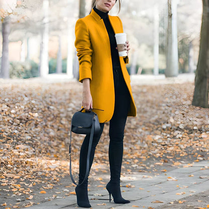 Buntwollblazer Lässig Chic Damen