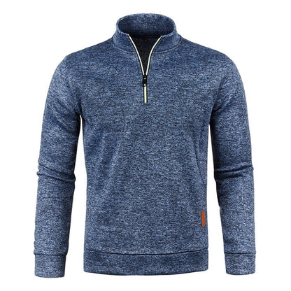 Weicher Strickpullover Damen Pullover mit Polo Kragen