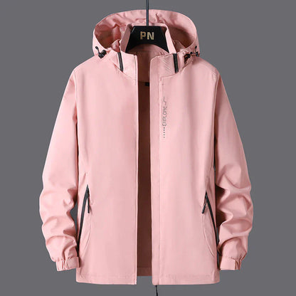 Stylische Unisex-Regenjacke mit Kapuze