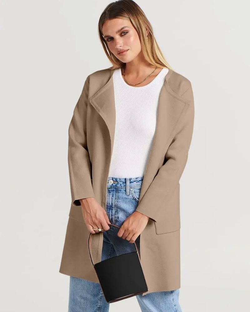 Eleganter Wintermantel Stilvoll & Chic - IdealeKleiden