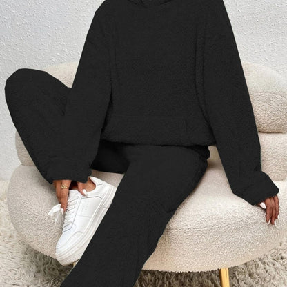 Damen Frühlingsshop Cozy Kapuzenanzug Set