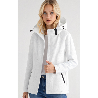Frauen Windbreaker Kapuze Reißverschluss