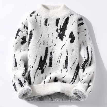 Damian Stylischer Fleece Pullover Herren - IdealeKleiden