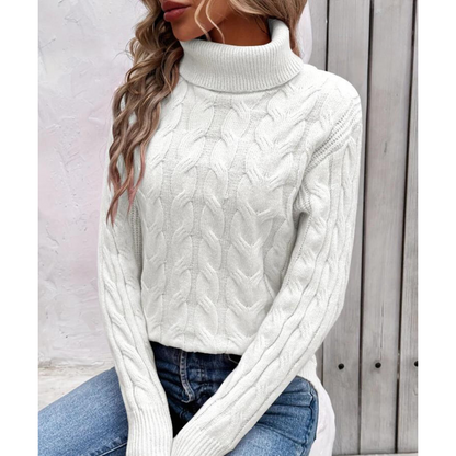 Eleganter Rollkragenpullover Klassisch Stil