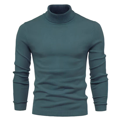 Herren Slimfit Rollkragenpullover Modern
