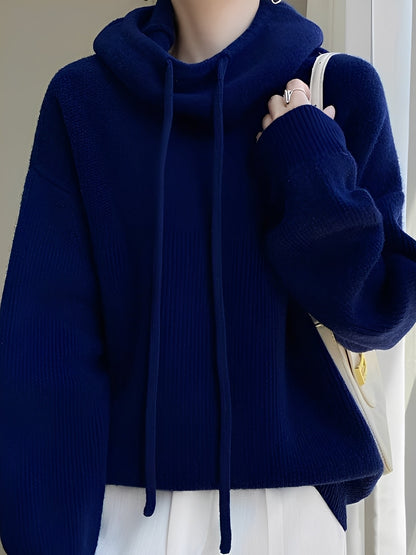 Damen Woll-Hoodie Weich und Warm