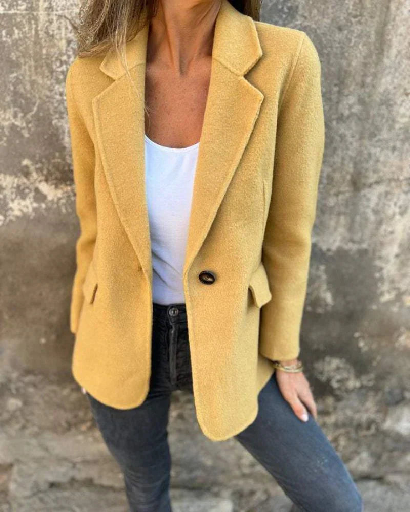 Elegante Damenjacke Klassisch Geschnitten
