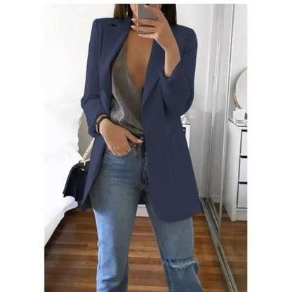 Damen Blazer Khaki Herbst Mode
