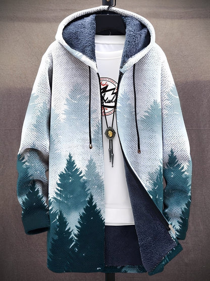 Stilvolle Jacke mit Kapuze für Männer Modern Bedruckt