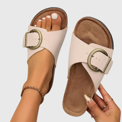 Damen Sandalen Lässig Schnalle Sommer