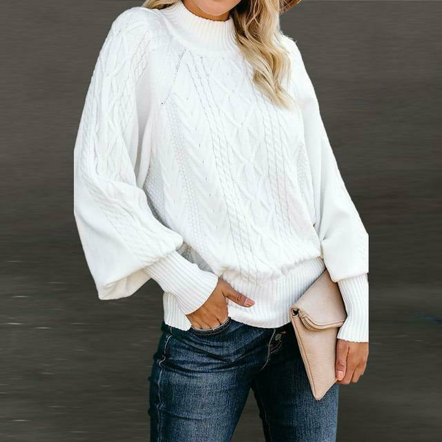 Eleganter Strickpullover Klassisch Damen