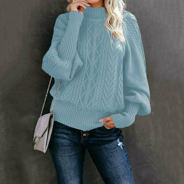 Eleganter Strickpullover Klassisch Damen