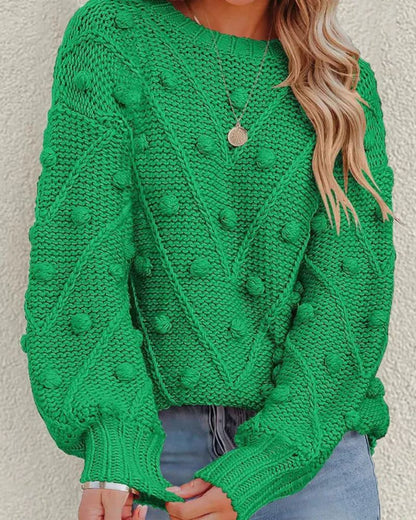 Bequemer Strickpullover Lässig Stil