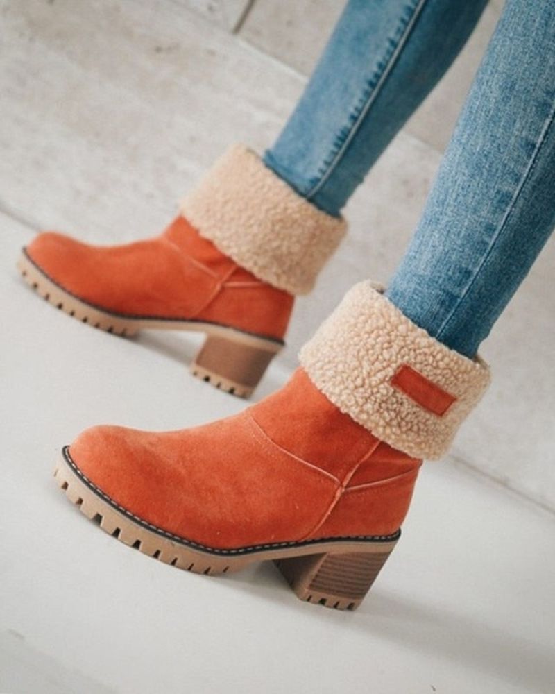 Bequeme Winterstiefel Damenschuhe