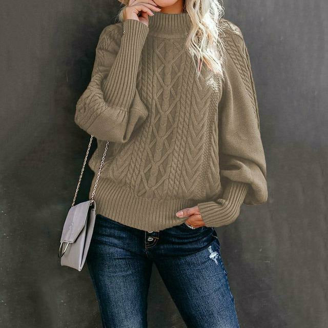 Eleganter Strickpullover Klassisch Damen