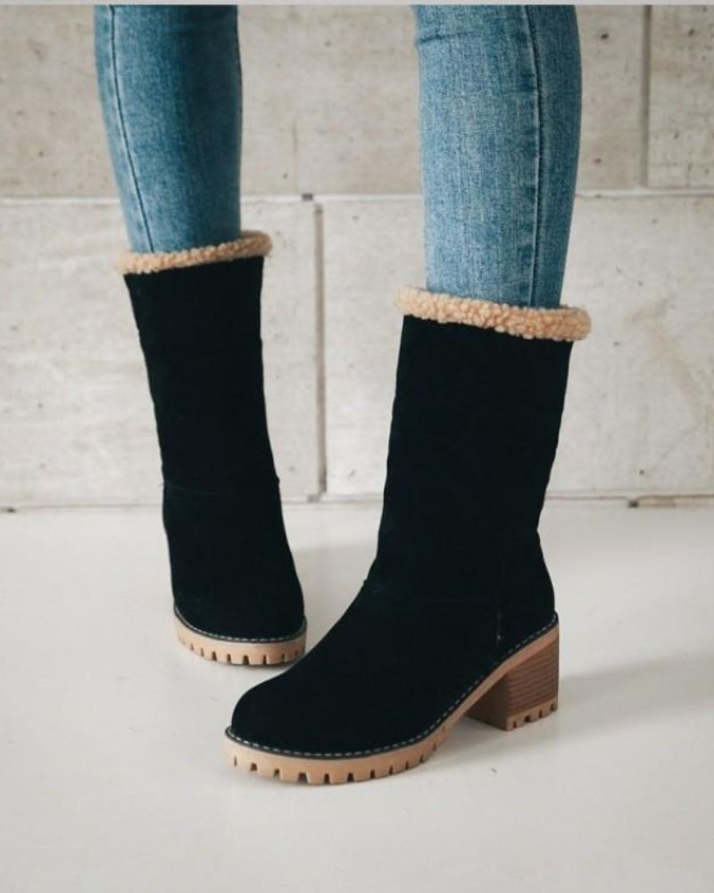 Bequeme Winterstiefel Damenschuhe