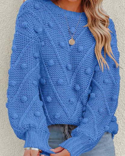 Bequemer Strickpullover Lässig Stil