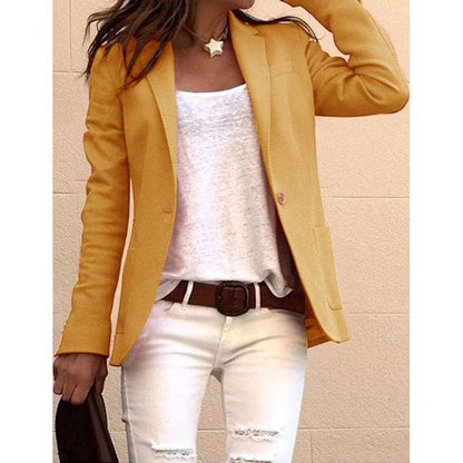 Damen Blazer Slim Fit Elegant Revers