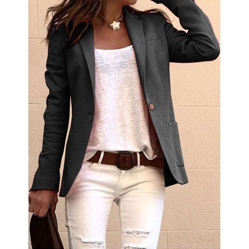 Damen Blazer Slim Fit Elegant Revers