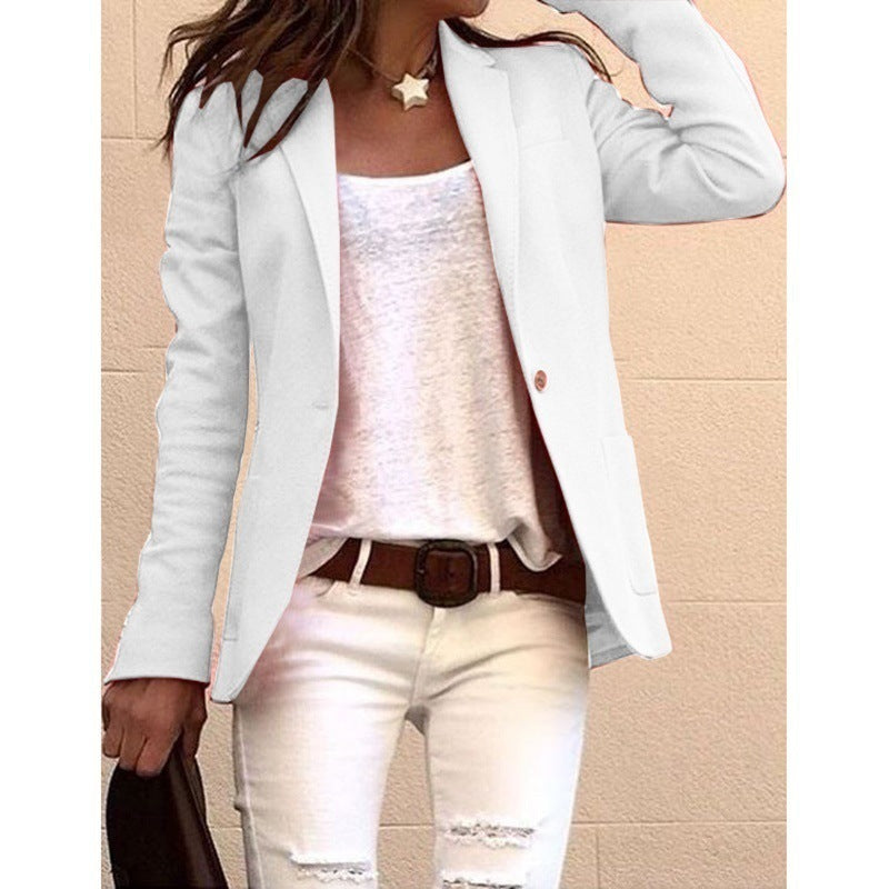 Damen Blazer Slim Fit Elegant Revers