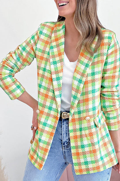 Mode Jacke Lässig Doppeltasche Knopf Druck