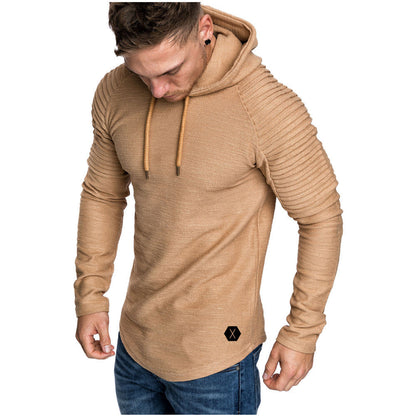 Herren Kapuzenpullover Modern Struktur Design