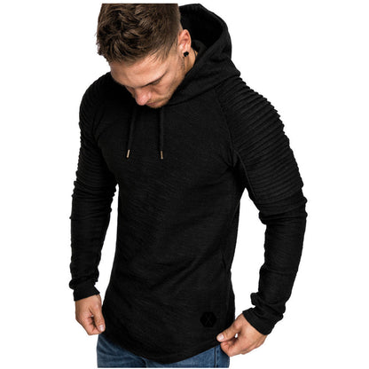 Herren Kapuzenpullover Modern Struktur Design