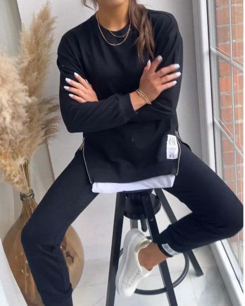 Modisches Zweiteiler Set Sweater Hose