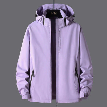 Stylische Unisex-Regenjacke mit Kapuze