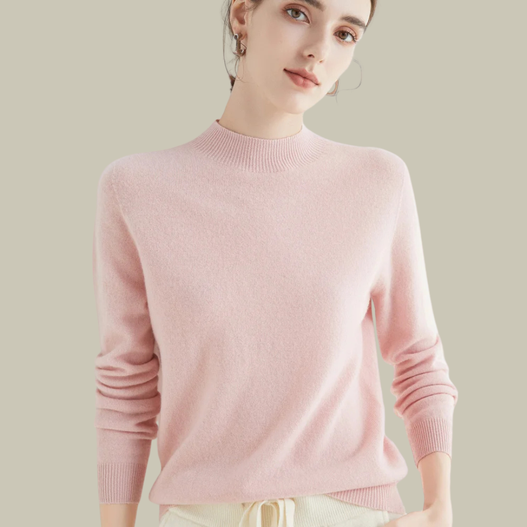 Damen Merinowolle Pullover Warm Winter