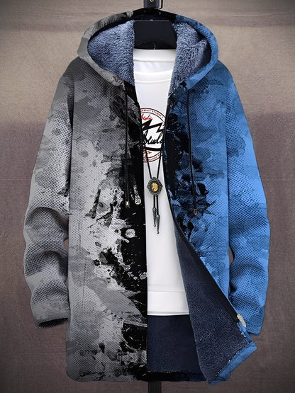 Stilvolle Jacke mit Kapuze für Männer Modern Bedruckt
