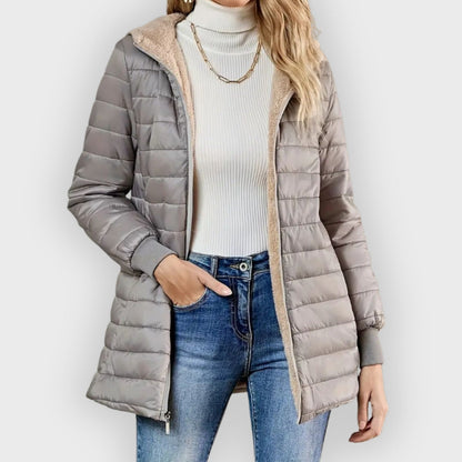 Elegante Steppjacke Bequeme Passform - IdealeKleiden