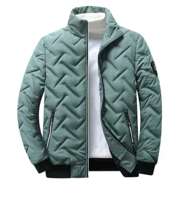 Herren Winterjacke Gefüttert Stehkragen