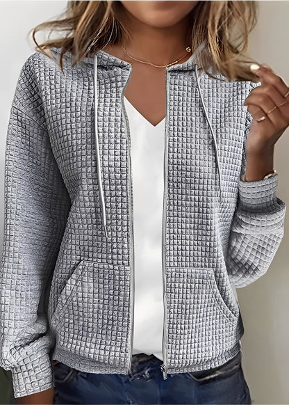 Modischer Cardigan Frauen Kapuze Taschen