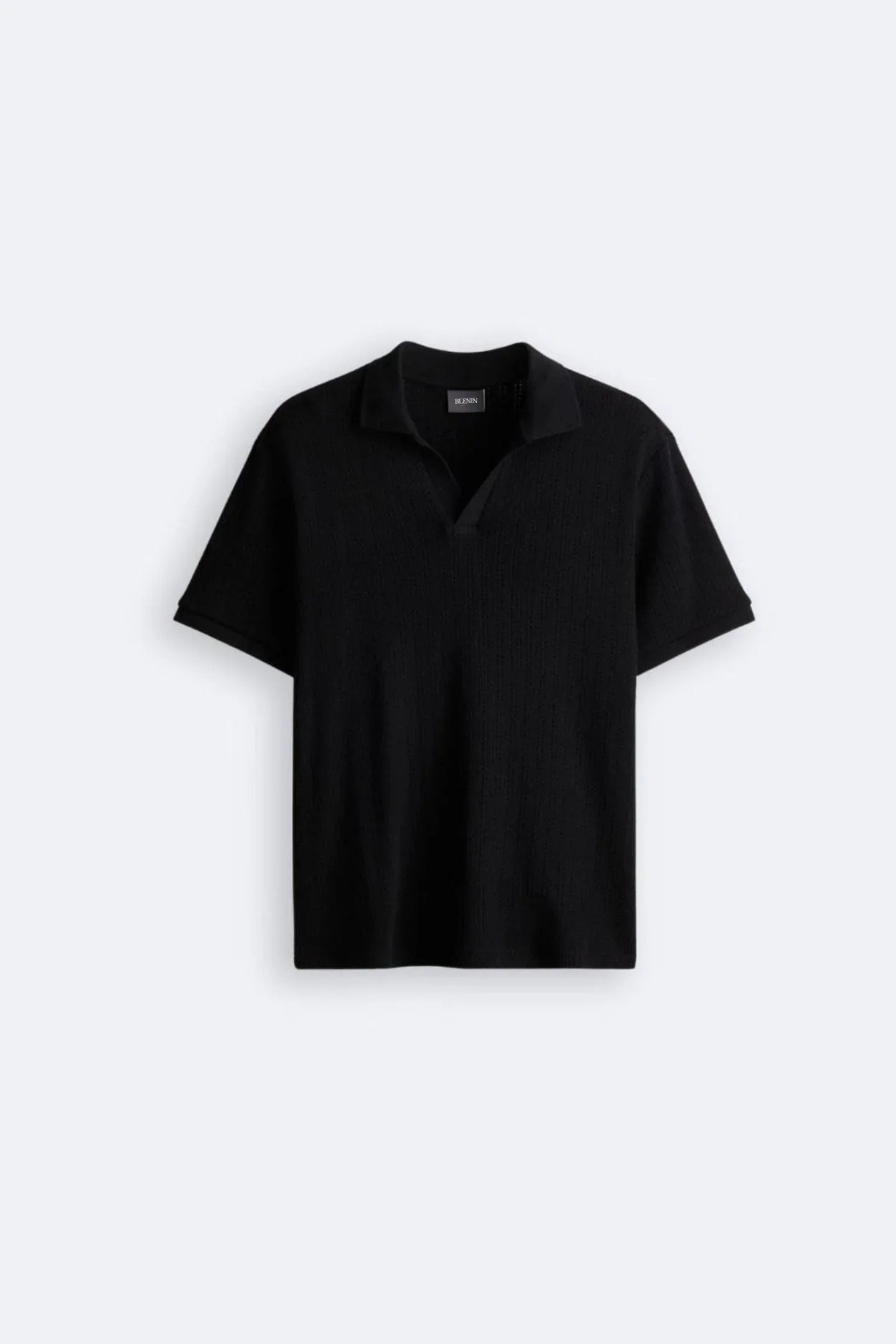 Herren Strickpolohemd Elegantes Design