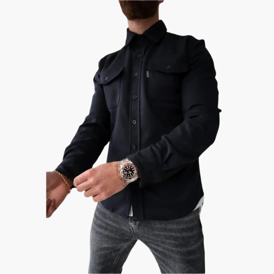 Moderne Overshirt Jacke - Vielseitiges Hemdjacke für Freizeit und Arbeit