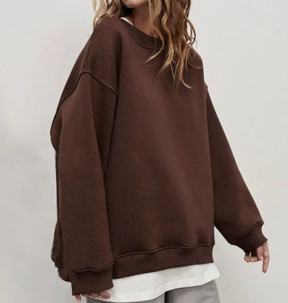 Übergroßer Strickpullover Gemütlich Oversized